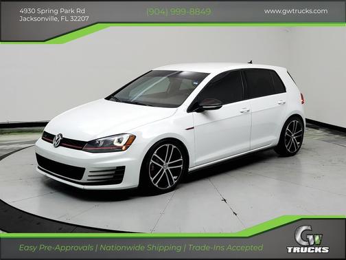White 2017 Volkswagen Golf GTI 2.0T S 4-Door