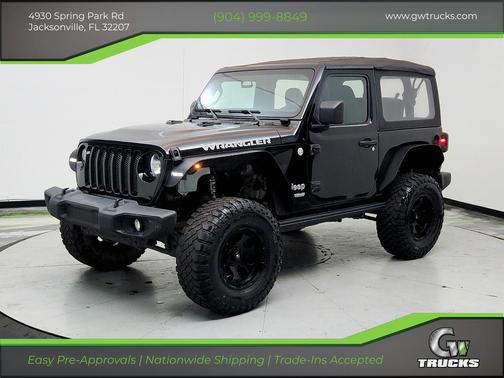 Black 2020 Jeep Wrangler Sport