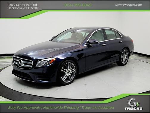Blue 2018 Mercedes-Benz E-Class E300