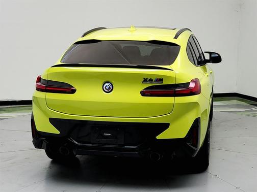 Yellow 2022 BMW X4 M AWD