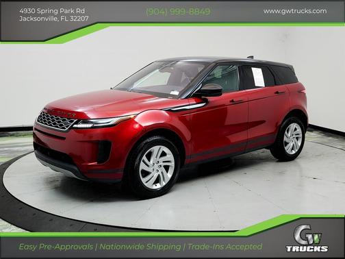 Red 2020 Land Rover Range Rover Evoque S