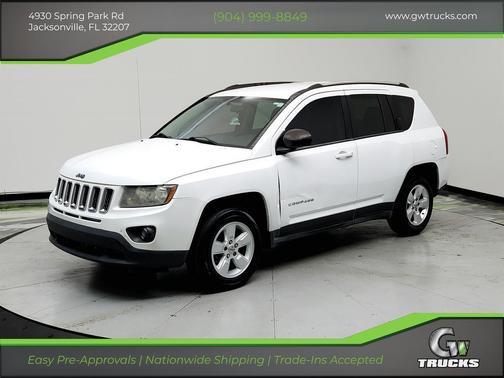 Bright White Clearcoat 2014 Jeep Compass Sport