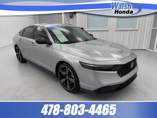 Solar Silver Metallic 2025 Honda Accord Hybrid