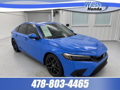 Boost Blue Pearl 2024 Honda Civic Hatchback