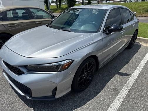 Solar Silver Metallic 2025 Honda Civic Hybrid