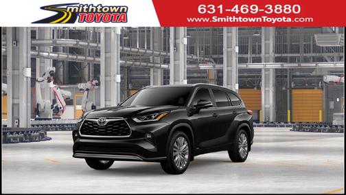 Midnight Black Metallic 2026 Toyota Highlander Hybrid Platinum