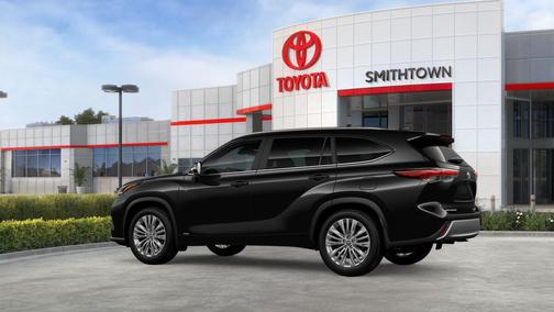 Midnight Black Metallic 2026 Toyota Highlander Hybrid Platinum