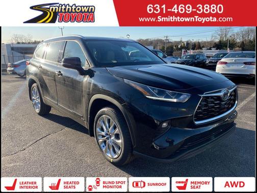 Black 2023 Toyota Highlander Hybrid Limited