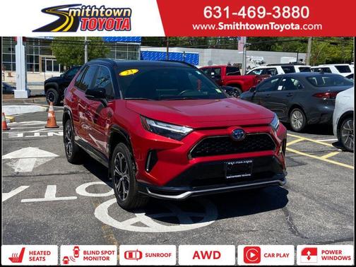 Supersonic Red/Midnight Black Metallic 2023 Toyota RAV4 Prime XSE
