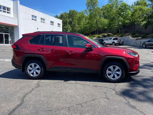 RED 2020 Toyota RAV4 LE