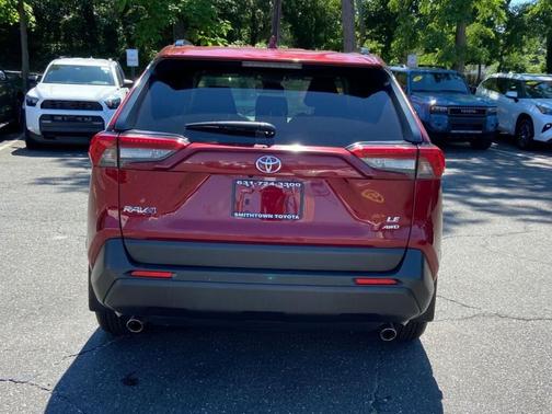 RED 2020 Toyota RAV4 LE