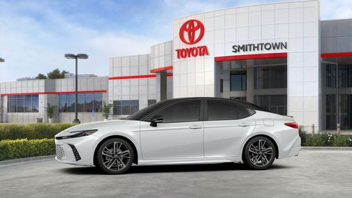 Wind Chill Pearl with Midnight Black Metallic roof 2026 Toyota Camry XSE