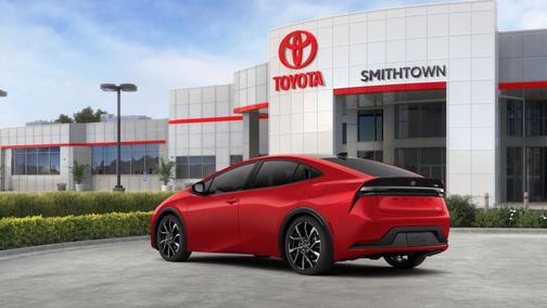 Supersonic Red 2025 Toyota Prius Plug-In Hybrid XSE Premium
