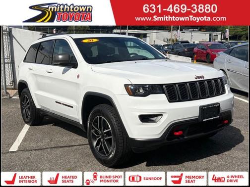 Bright White Clearcoat 2020 Jeep Grand Cherokee Trailhawk