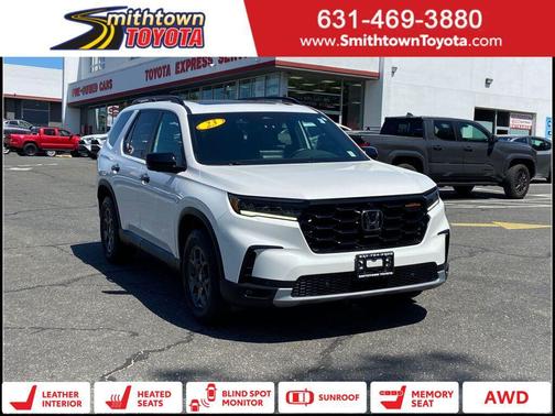 Platinum White Pearl 2023 Honda Pilot AWD TrailSport