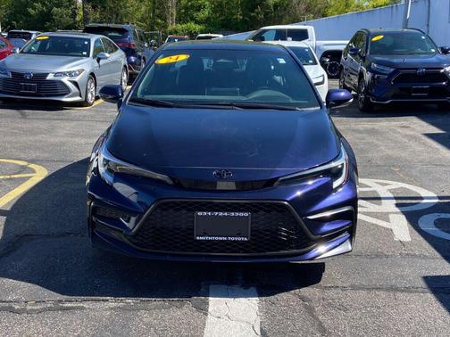 Blueprint/Midnight Black Metallic 2024 Toyota Corolla XSE