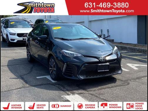BLACK 2017 Toyota Corolla XSE