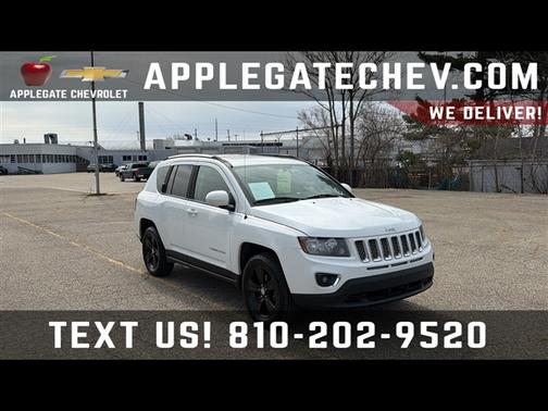 Bright White Clearcoat 2016 Jeep Compass High Altitude
