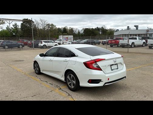 Platinum White Pearl 2020 Honda Civic LX