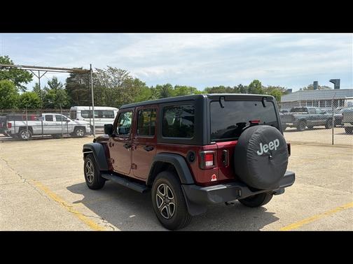 Maroon 2022 Jeep Wrangler Unlimited Sport
