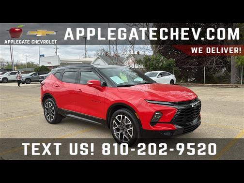 Red Hot 2023 Chevrolet Blazer RS