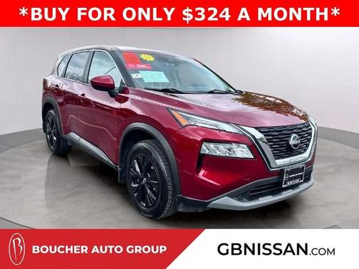 Scarlet Ember 2023 Nissan Rogue SV