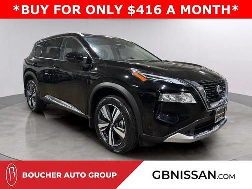 Black 2023 Nissan Rogue Platinum