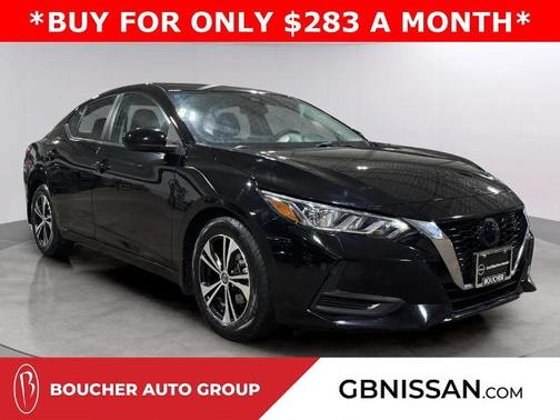Black 2023 Nissan Sentra SV