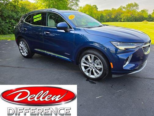 Sapphire Metallic 2023 Buick Envision Avenir FWD