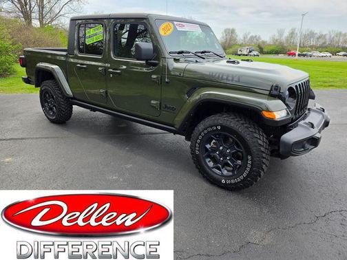 Sarge Green Clearcoat 2023 Jeep Gladiator Willys 4x4