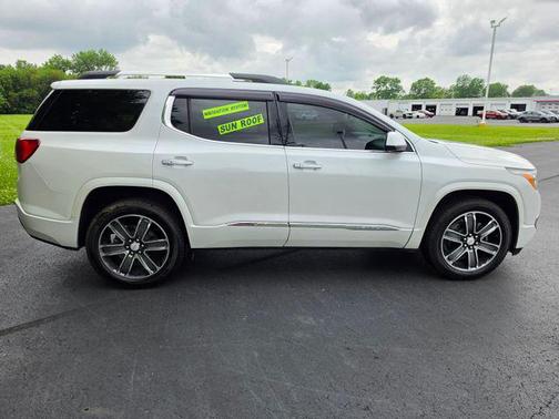 White Frost Tricoat 2017 GMC Acadia Denali