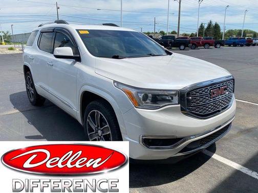 White Frost Tricoat 2017 GMC Acadia Denali