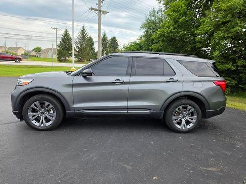 Carbonized Gray Metallic 2022 Ford Explorer XLT