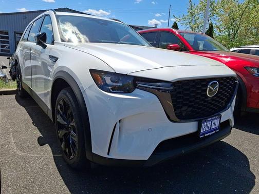 Rhodium White Premium 2026 Mazda CX-90 PHEV Premium Sport