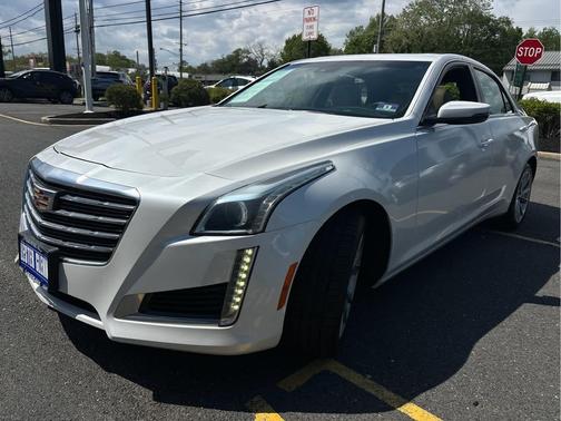 Crystal White Tricoat 2019 Cadillac CTS 2.0L Turbo Luxury