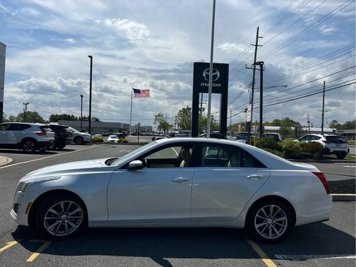 Crystal White Tricoat 2019 Cadillac CTS 2.0L Turbo Luxury