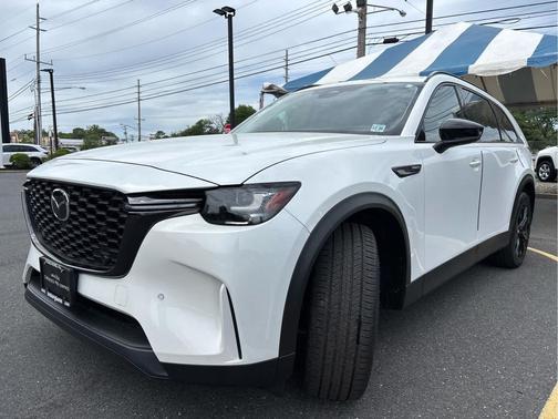 Rhodium White Premium 2025 Mazda CX-90 PHEV Premium Sport
