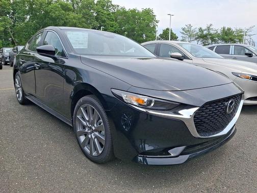 Jet Black Mica 2026 Mazda Mazda3 FWD w/Preferred Package