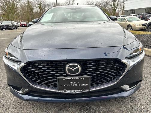 Deep Crystal Blue Mica 2022 Mazda Mazda3 FWD w/Preferred Package