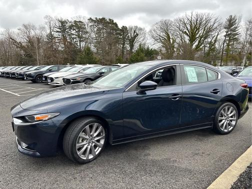 Deep Crystal Blue Mica 2022 Mazda Mazda3 FWD w/Preferred Package