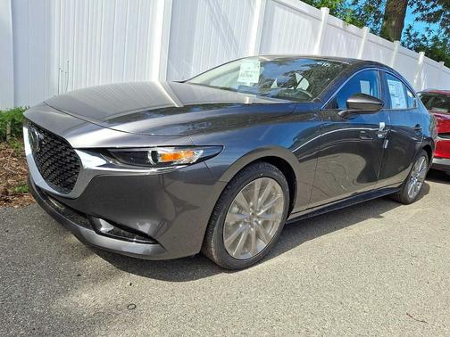 Machine Gray Metallic 2026 Mazda Mazda3 FWD w/Preferred Package