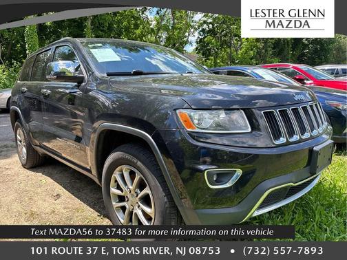 Brilliant Black Crystal Pearlcoat 2015 Jeep Grand Cherokee Limited