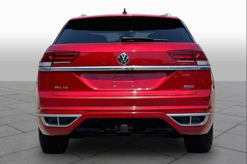 Aurora Red Metallic 2022 Volkswagen Atlas Cross Sport 3.6L V6 SEL Premium R-Line