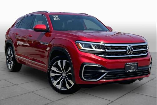 Aurora Red Metallic 2022 Volkswagen Atlas Cross Sport 3.6L V6 SEL Premium R-Line