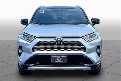 Silver Sky Metallic w/Midnight Black Roof 2020 Toyota RAV4 Hybrid SE