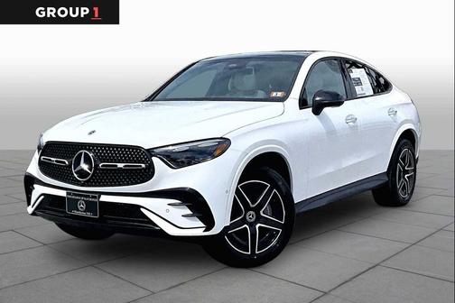 Polar White 2026 Mercedes-Benz GLC 300 4MATIC Coupe