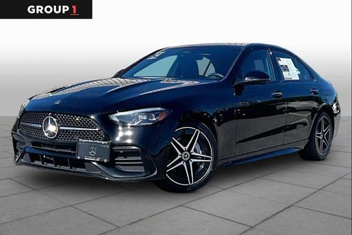 Black 2024 Mercedes-Benz C-Class C 300 4MATIC