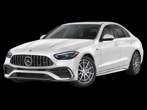 Polar White 2026 Mercedes-Benz AMG C 43 4MATIC