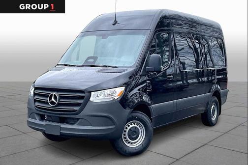 Obsidian Black Metallic 2026 Mercedes-Benz Sprinter 2500 Standard Roof