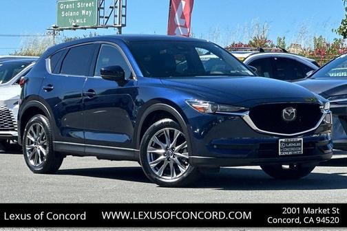 Deep Crystal Blue Mica 2021 Mazda CX-5 Signature